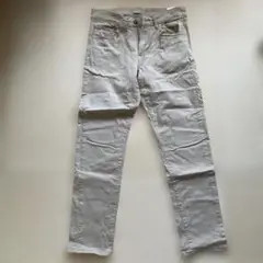 ユニクロ　ベージュ ポリウレタンパンツ サイズ31