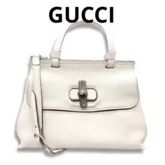 グッチGUCCI バンブーデイリー2WAYハンドバッグ