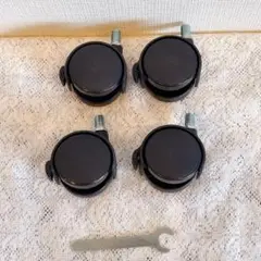 ネジ式キャスター ねじ込み式 ストッパー付 50mm 旋回 M8 8mmＡ型