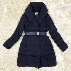 TATRAS VACCA ダウンコート ショールカラー 大きいサイズ L 黒
