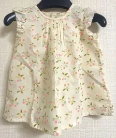 新品未使用　ボンポワン　bonpoint ブラウス　12ヵ月 1歳　チェリー