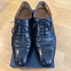BARNEYS NEW YORK ブラックレザーシューズ