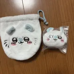 ちいかわ もちもちフェイスマスコット モモンガ　ポーチ