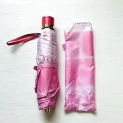 《ESTEE LAUDER ピンク グラデーション 折りたたみ傘》
