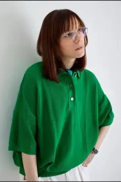 YASHIKI / Tsubomi Knit Polo