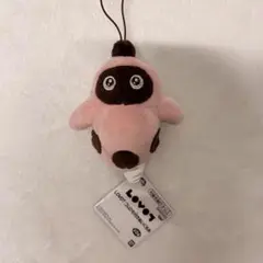 LOVOT ゴムひも付きぬいぐるみ ピンク ②