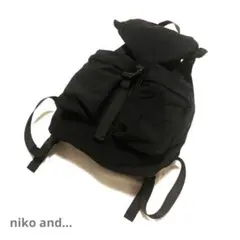 【極美品】niko and…ニコアンド… オリジナルかぶせライトリュック