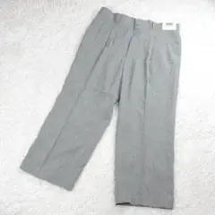 G1711*極美品☆新品タグ付☆紳士服☆トラウザーズ☆パンツ☆スラックス☆グレー