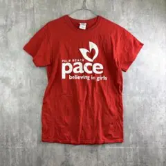 PACE Palm Beach チャリティ Tシャツ GILDAN 赤