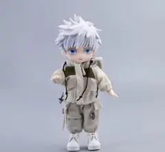 ねんどろいど服　オビツ11服　ドール服　ジャージ　運動着セット　ベージュ