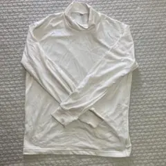 UNIQLO ストレッチドライモックネックT 白　メンズ　M サイズ