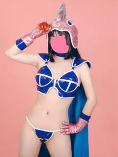 ドラゴンボール チチ ビキニアーマー コスプレ 衣装 ウィッグ付きフルセット