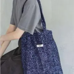 Uhr / ウーア 別注Spangle Tote Bag レア 美品 ネイビー