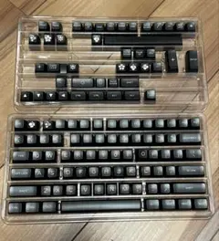 MAXKEY SAプロファイル　キーキャップ　黒 Maxkey SA White & Black Doubleshot Keycaps — Kono Store