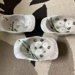 【ハンドメイド】　陶器　取手付き　グラタンやカレー皿に