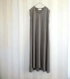 シンプリシテェ ワンピース ロングワンピース ノースリーブ カーキ F 春夏