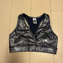 ZUMBA ズンバWEAR★ブラトップ シルバー Sサイズ