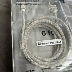 Hawaiiで購入iPhone、iPad充電ケーブル 180 未使用
