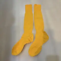 イエロー ロングソックス　サッカー　黄色