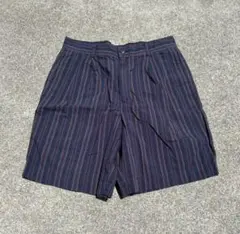 90s Claiborne Striped Cotton Shorts 古着
