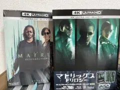 マトリックス トリロジー レザレクションズ 4KUHD Blu-rayセット