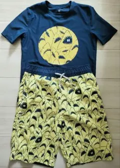 最終価格　GAP KIDS　水着　男の子　上下セット　サメ柄