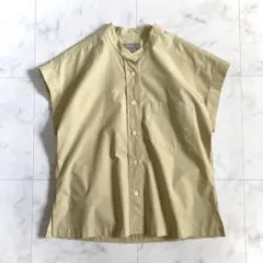 美品 マーガレットハウエル 20SS CRISP FINE COTTON シャツ