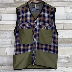 THE UNION THE FABRIC 切り替えベスト sizeM 日本製