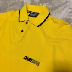 【値下げ中】 メンズ　ポロシャツ　ダナキャラン　DKNY イエロー　大きめ