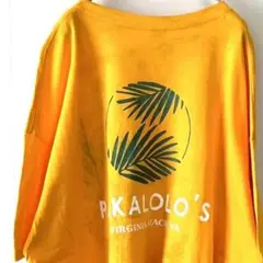PAKALOLO’S バージニアビーチ Tシャツ 2XL イエロー黄色 古着