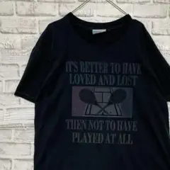 USA製90sヴィンテージTシャツ！シングルステッチ　ブラック半袖古着L25
