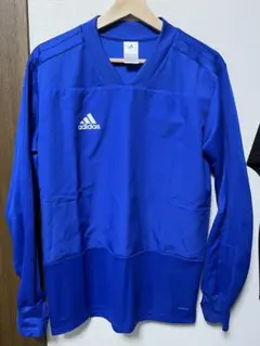 adidasトレーニングウェアブルーL