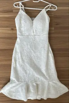 ホワイトキャミワンピ