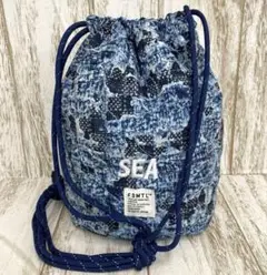 FDMTL wind and sea コラボ巾着バック