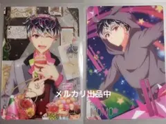 アイナナ 百 モモ 箔押しサイン入りバースデー うさ耳 メタカ 2点セット