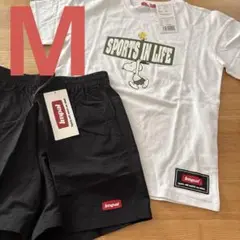 【Mサイズ】インパル　ハンドボール　ナイロンバギーショーツ&スヌーピーTシャツ