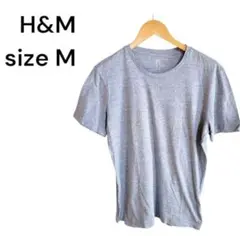 【夏物最終価格】エイチ&エム　メンズ　Tシャツ　ブルー　M