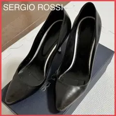【Sergio Rossi】ピンヒール ポインテッドトゥパンプス