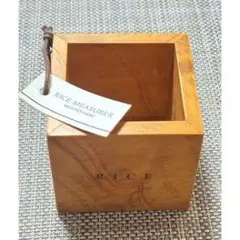 木製 米計量器 RICE