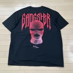 8.8 ギャングスター 覆面 銀行強盗 Tシャツ 半袖 ブラック 3XL