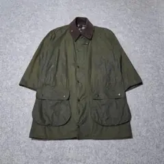 希少 　90s　40　オリジナル 　バブアー　ノーザンブリア　セージ YKK棒ジップ】 80s Barbour NORTHUMBRIA JAKET バブアー