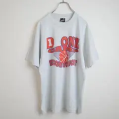 【USA製・霜降り】Tシャツ D-One Basketball Lサイズ