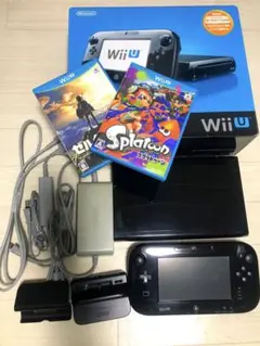 任天堂 WiiU プレミアムセット 32GB ブラック ゼルダ伝説 スプラ