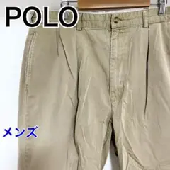 YBD1　POLO RALPH LAUREN　ショートパンツ【XL相当】ベージュ