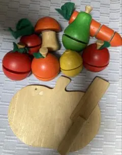 木製おもちゃ　お野菜ちょっきん　ままごと