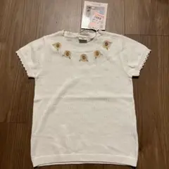しまむら　Loulou Ami ひまわり　刺繍　ニット　100センチ