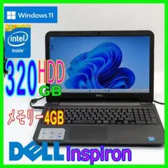 DELL inspiron 3521/ノートPC/HDD320/1015-13