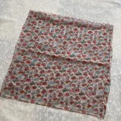 7-15.ROPE ナデシコモチーフ　シルクスカーフ