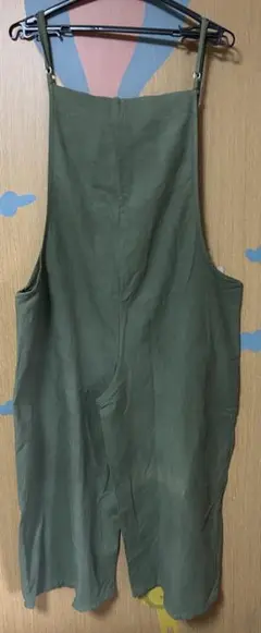 オリーブグリーン サロペット