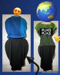 PLEATS PLEASE サークルスカート プリーツプリーズ イッセイミヤケ